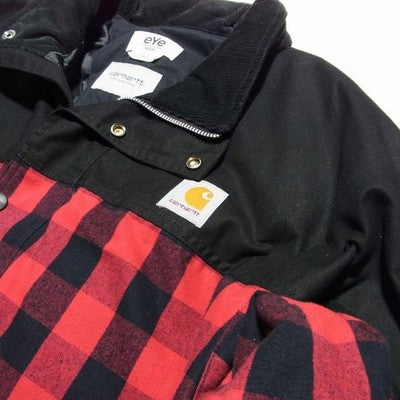 EYE JUNYA WATANABE MAN X CARHARTT PARAFFIN COTTON FLANNEL CHECK JACKET WN-J906 L