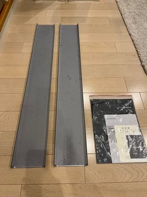 PIEGA PREMIUM 3.2 FLOOR STANDING SPEAKERS SILVER GRILL WITH BASE PLATE PAIR