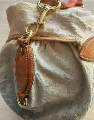 LOUIS VUITTON MONOGRAM DENIM M93182 SUNSHINE SHOULDER BAG BLUE LIMITED JPN