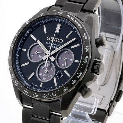 SEIKO SBPY169 SELECTION CHRONOGRAPH QUARTZ SOLAR MEN'S WRISTWATCH JAPAN MADE