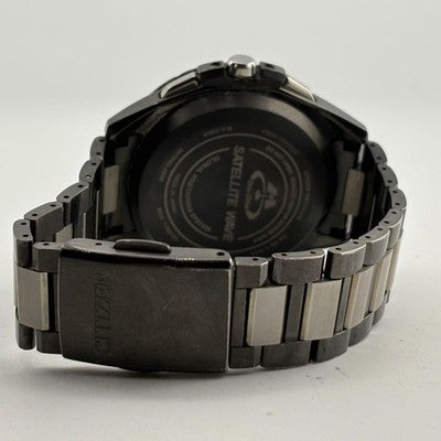 CITIZEN ATTESA F900-T023525 CC9075-52E GPS ECO-DRIVE SATELLITE WATCH W/BOX