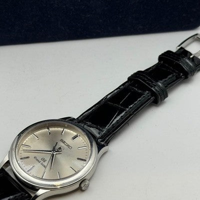 GRAND SEIKO 8J55-0A10 QUARTZ SBGF015 MEN'S WATCH W/ BOX & MANUAL (21CM/38MM)