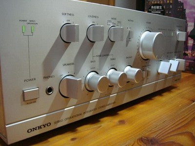 ONKYO INTEGRA A-810 INTEGRATED AMPLIFIER SERVICED TESTED PHONO MC MM JAPAN
