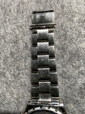 BREITLING JUPITER PILOT A59028 BLUE DIAL QUARTZ CHRONOGRAPH PILOT WATCH AS IS