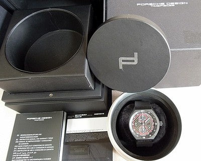 PORSCHE DESIGN 6031.6.01.008 MONOBLOCK ACTUATOR 24H CHRONO TIMER BOX MANUAL