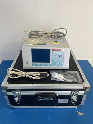 RION KC-03B AIRBORNE PARTICLE COUNTER W/ BUILT-IN PRINTER, TESTED, USED