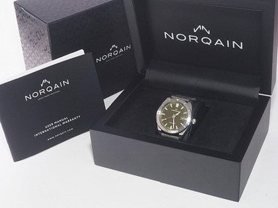 NORQAIN N1000S01A/K101/10KC.20S ADVENTURE SPORTS KHAKI GREEN WRISTWATCH USED
