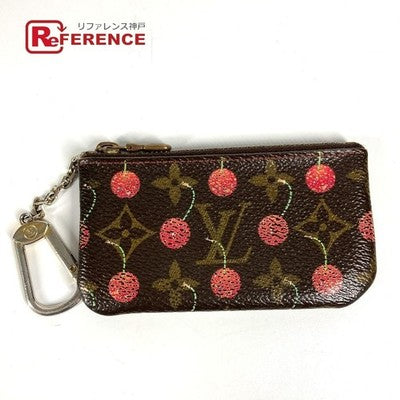 LOUIS VUITTON MONOGRAM CHERRY POCHETTE CLES COIN PURSE KEY POUCH M95042