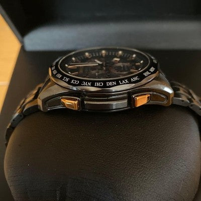 SEIKO ASTRON SBXB019 BLACK DIAL SOLAR MEN'S WATCH USED WORKING JAPAN AUTHENTIC