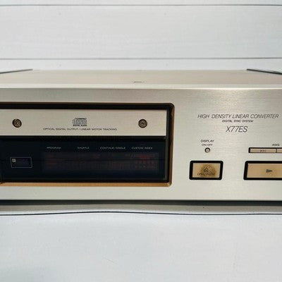 SONY CDP-X77ES HIGH-END VINTAGE CD PLAYER - WORKING - WITH REMOTE & MANUAL