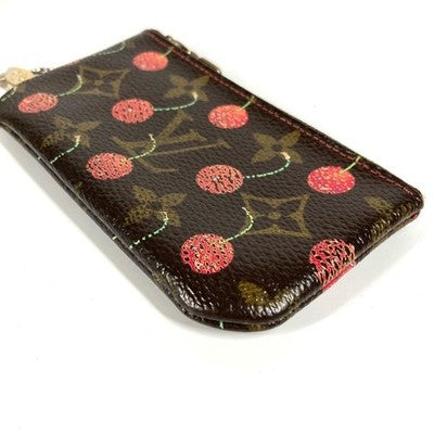 LOUIS VUITTON MONOGRAM CHERRY POCHETTE CLES COIN PURSE KEY POUCH M95042