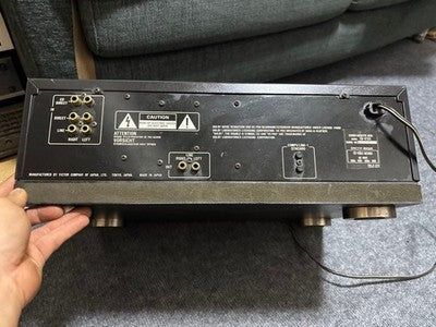 VICTOR TD-V731 3 HEAD CASSETTE DECK AUTO REVERSE SLIM DESIGN POWER TESTED