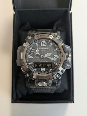 CASIO GWG-2000-1A3JF G-SHOCK CARBON MUDMASTER SOLAR TRIPLE SENSOR 0325