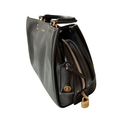 COACH ROGUE BAG 31 BLACK LEATHER 2WAY SHOULDER HANDBAG WITH STRAPS BOX AUTHENTIC