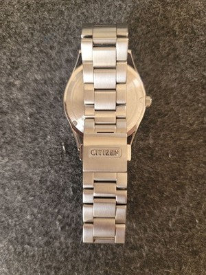 CITIZEN THE CITIZEN AQ4000-51L ECO DRIVE BLUE DIAL HIGH ACCURACY WATCH 40MM