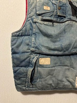 KAPITAL COUNTRY VINTAGE DOWN VEST L JAPAN USED CONDITION B LIMITED EDITION
