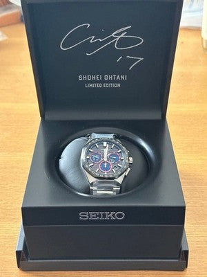 SEIKO ASTRON SBXC141 SHOHEI OHTANI LIMITED EDITION MEN'S WRISTWATCH ROUND FACE