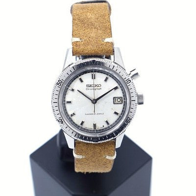 SEIKO 5717-8990 ONE PUSH CHRONOGRAPH 1964 VINTAGE MANUAL WINDING WATCH