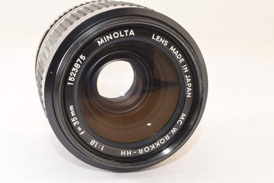 MINOLTA MC W.ROKKOR-HH 35MM F1.8 LARGE-APERTURE WIDE-ANGLE LENS ALUMINUM