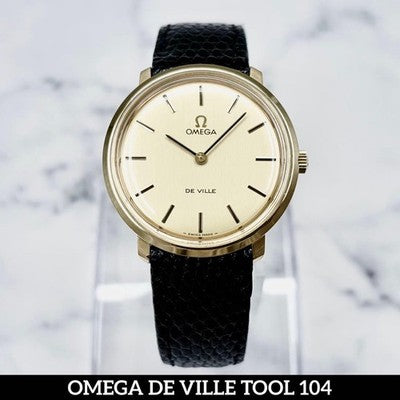 OMEGA MEN'S WRISTWATCH DE VILLE MANUAL WINDING TOOL104 ORIGINAL BUCKLE