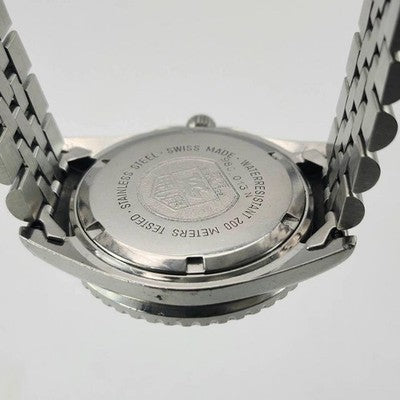 TAG HEUER 1000 PROFESSIONAL 980.013 BLACK DIAL QUARTZ MEN'S WATCH 38MM VINTAGE