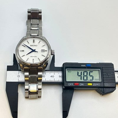SEIKO PRESAGE SARX033 6R15 AUTOMATIC BLUE HANDS SILVER DIAL MEN'S WATCH JAPAN