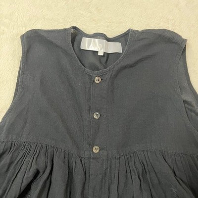 TAO COMME DES GARCONS AD2023 CUT-OUT EMBROIDERY SLEEVELESS DRESS M BLACK TM-B007