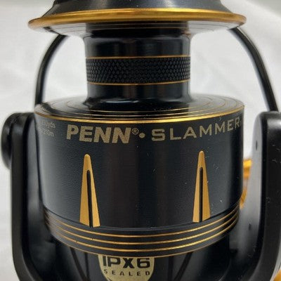 PENN SLAMMER III 5500 SLAMMER IV SPINNING REEL MADE IN USA BLACK GOLD