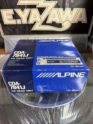 ALPINE CDA-7841J CD PLAYER UNUSED FOR GX61 GX71 GZ10 GA61 VINTAGE CAR MINT