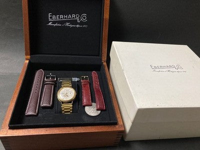 EBERHARD LECANTIERME MOONPHASE COMPLETE CALENDAR ETA2892 SILVER 925 GP