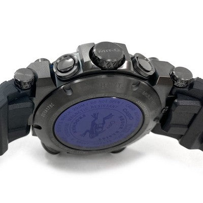 CASIO G-SHOCK MR-G FROGMAN MRG-BF1000R-1AJR TOUGH SOLAR RADIO BLACK TIDE GRAPH