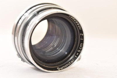 LEICA SUMMITAR 5CM 50MM F2 L39 LENS, LEICA MOUNT, RARE MASTERPIECE AS IS