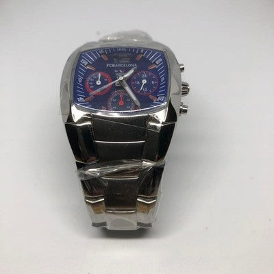 VICEROY FC BARCELONA CHRONOGRAPH 43767 BLUE & SILVER WORKING WELL SPORTS WATCH