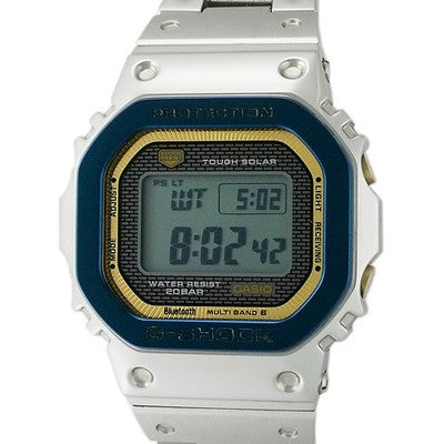 CASIO G SHOCK GMWB5000SS 2JR 50TH ANNIVERSARY FULL METAL SOLAR DIGITAL WATCH MEN