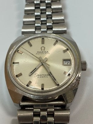 OMEGA SEAMASTER COSMIC 166.022 CAL 1022 AUTOMATIC DATE VINTAGE WATCH SERVICED