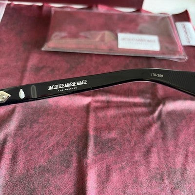 JACQUES MARIE MAGE JULIEN REGAL DARK NAVY SUNGLASSES W/ CASE, CLOTH