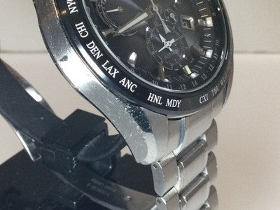 SEIKO ASTRON SBXB045 8X53-0AB0 GPS SOLAR TITANIUM CELAMIC WATCH USED