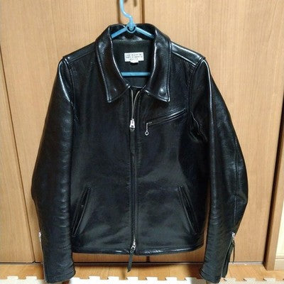 WEST RIDE SINGLE RIDERS JACKET GOAT LEATHER SIZE 36 MEN'S FROM JAPAN
