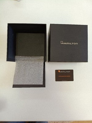 HAMILTON JAZZMASTER H375550 AUTOMATIC MEN WATCH BOX PAPERS ORIGINAL BRACELET