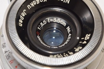 NIKON W-NIKKOR・C 3.5CM 35MM F3.5 S-MOUNT INTERCHANGEABLE LENS FOR NIKON S