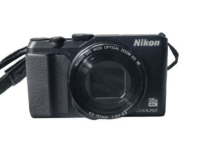 NIKON COOLPIX A900 DIGITAL CAMERA 35X OPTICAL ZOOM BLACK W/ CASE STRAP TESTED