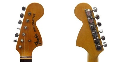 FENDER MUSICMASTER 1977 VINTAGE MOD ELECTRIC GUITAR W/ HARD CASE