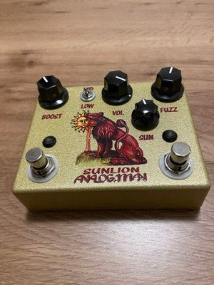 ANALOG MAN SUN LION FUZZ BOOSTER GUITAR PEDAL - RARE SUNBENDER OPTION JAPAN