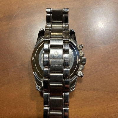 ETERNA MATIC 157841 SUPER KONTIKI VINTAGE AUTOMATIC WATCH SWISS MADE RED DIAL