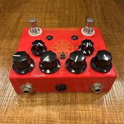 ANALOG.MAN KING OF TONE V4 HI-GAIN RED RARE TESTED WORKING JP