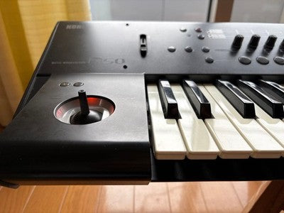 KORG M50 61 KEY SYNTHESIZER WORKSTATION KEYBOARD W PEDAL AC ADAPTER TESTED