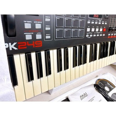 AKAI PROFESSIONAL MPK249 49-KEY MIDI KEYBOARD CONTROLLER W/ BOX USB MANUAL