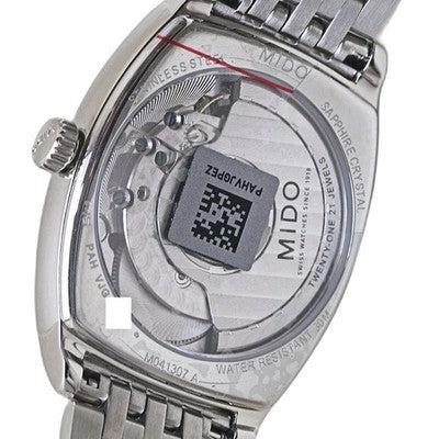 MIDO BARONCELLI M041.307.11.016.00 AUTOMATIC WHITE DIAL STAINLESS WOMEN WATCH