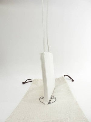 HERMES ONIMETOU POCHETTE LEATHER WHITE CROSSBODY BAG SHOULDERBAG WITH STORAGEBAG