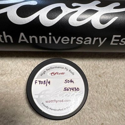 SCOTT F703/4 50TH ANNIVERSARY LIMITED EDITION FLY ROD 7FT 3IN NEW